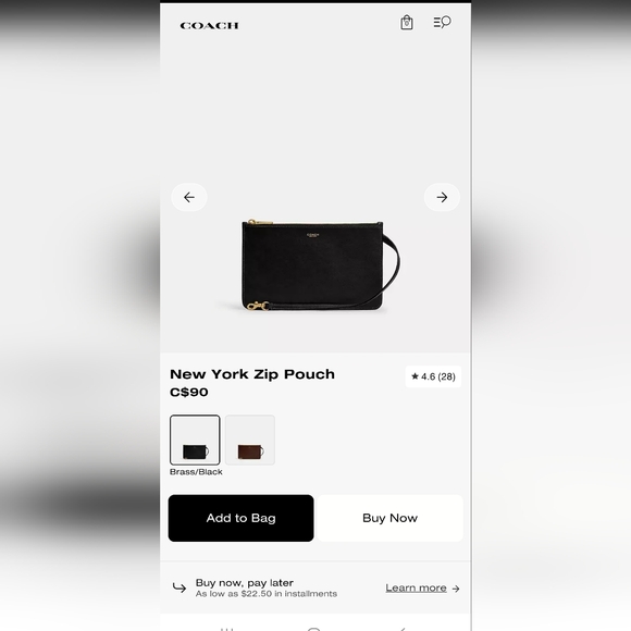 Coach Pouch - Picture 5 of 6